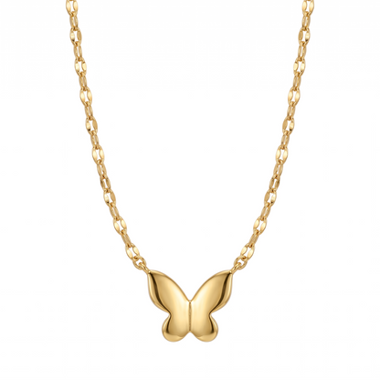 Verde Butterfly Cable Chain Necklace