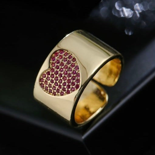 The Heart Band Ring