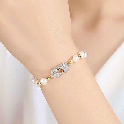 The Mel Pearl  Bracelet