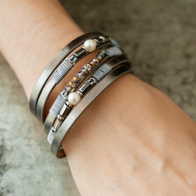 Vegan Pearl Cuff - ShopHannaLee