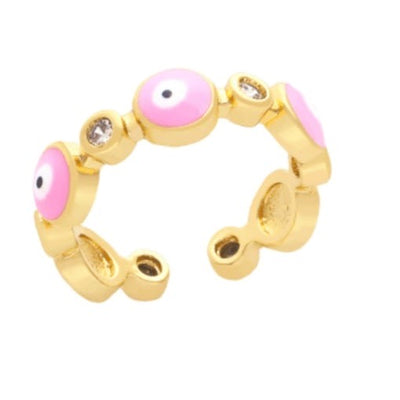 The Enamel Eye Eternity Ring