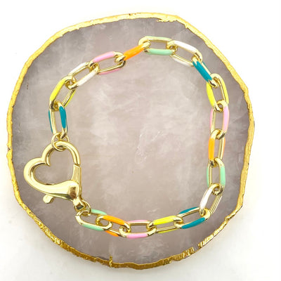 The Hearty Enamel Bracelet
