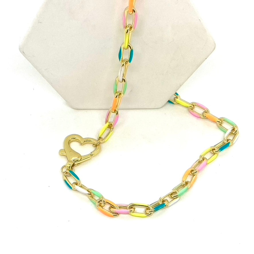 The Hearty Enamel Necklace