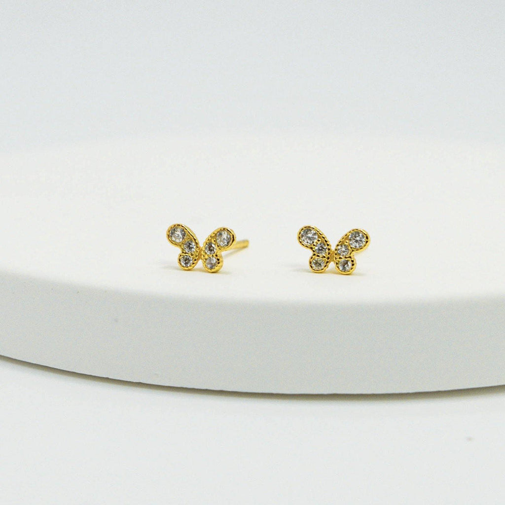 Mini Butterfly Stud (Sold Individually) - ShopHannaLee