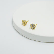 Load image into Gallery viewer, Round Pave Stud - ShopHannaLee