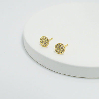 Round Pave Stud - ShopHannaLee