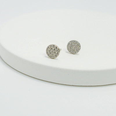 Round Pave Stud - ShopHannaLee