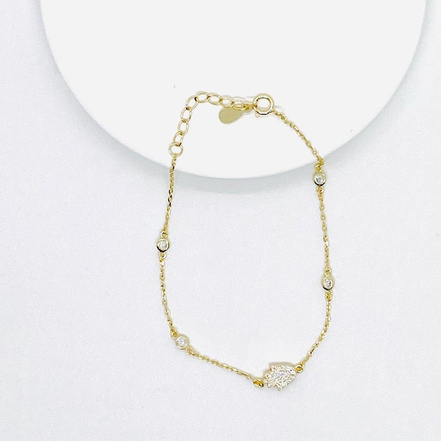 Diamond By The Yard Hamsa Bracelet - ShopHannaLee
