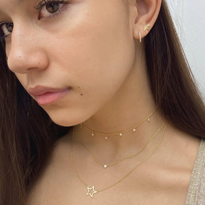 Open Star Necklace - ShopHannaLee
