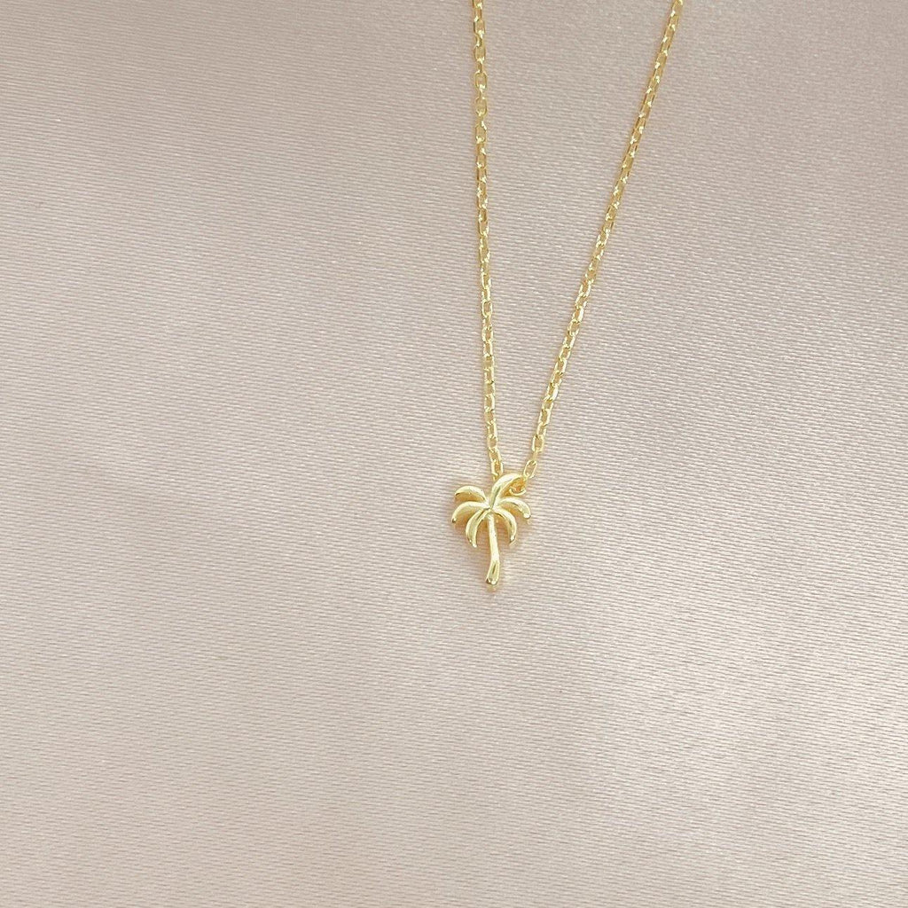 Mini Palm Tree Necklace - ShopHannaLee