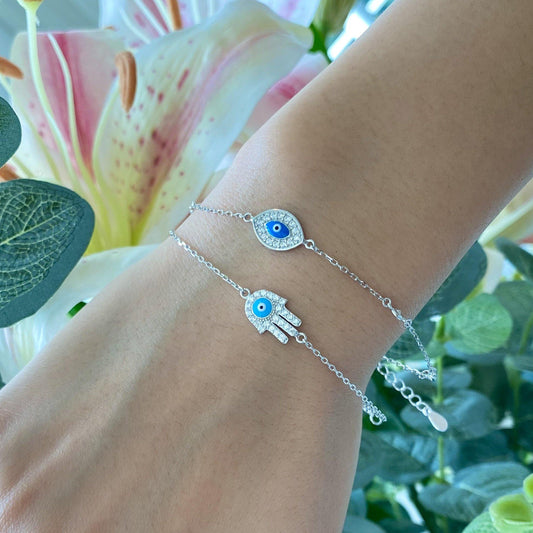 Diamond By The Yard Oval Eye Bracelet - ShopHannaLee