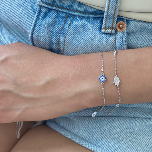 Mini Evil Eye Bracelet - ShopHannaLee