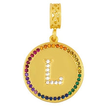 Load image into Gallery viewer, The Coin Initial Pendant