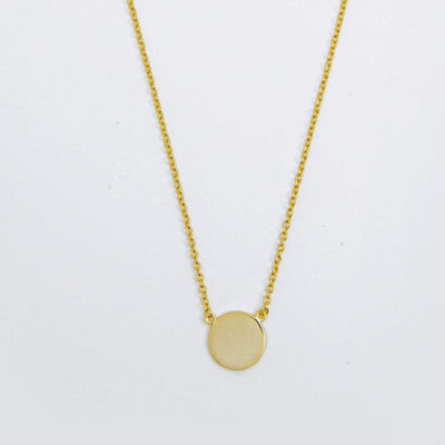 Plain Disc Necklace - ShopHannaLee