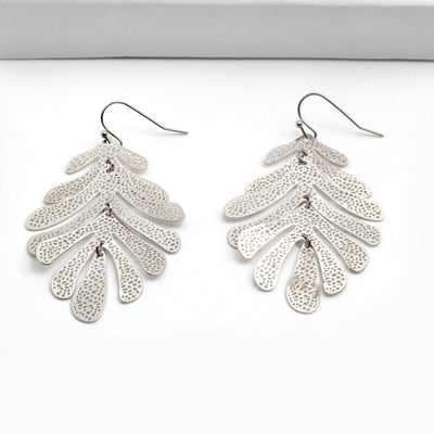 The Layered Leaf Earrings - ShopHannaLee