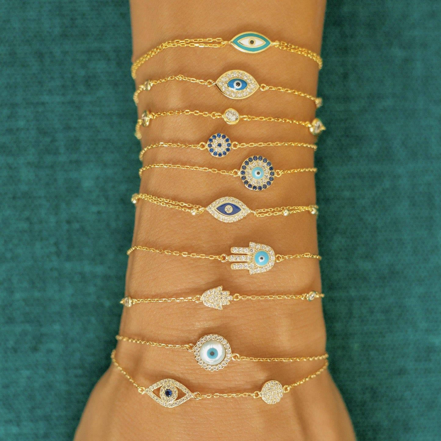 Diamond By The Yard Oval Eye Bracelet - ShopHannaLee