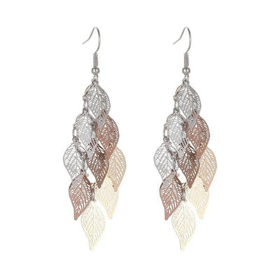 The Drop Small Leaves Earring