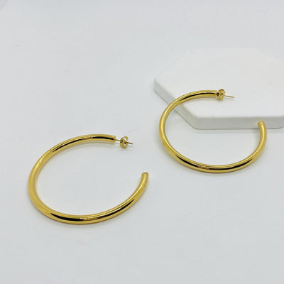 Leah Large Hoop Earrings - ShopHannaLee