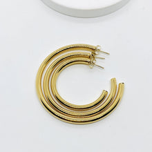 Load image into Gallery viewer, Leah Small Hoop Earrings - ShopHannaLee